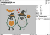 Avocado 0810 Embroidery File 6 sizes