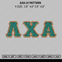 AXA Lv Pattern Embroidery File 4 size