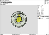 Squeezecircle Embroidery File 6 sizes