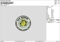 Squeezecircle Embroidery File 6 sizes