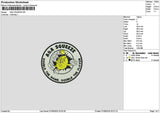 Squeezecircle Embroidery File 6 sizes