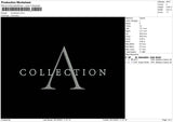 Acollection Embroidery File 4 size