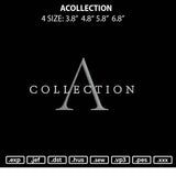 Acollection Embroidery File 4 size