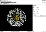 Al Ikhlas Calligraphy Embroidery File 6 sizes