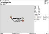 Sweetstext0601 Embroidery File 6 sizes