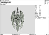Angeltattoo 1610 Embroidery File 6 sizes
