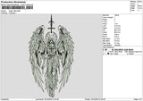 Angeltattoo 1610 Embroidery File 6 sizes