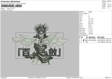 Anime Bw 1012 Embroidery File 6 sizes