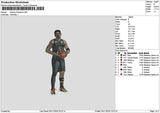 Player Anthony Embroidery File 6 sizes