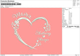 Anthony A Embroidery File 6 sizes