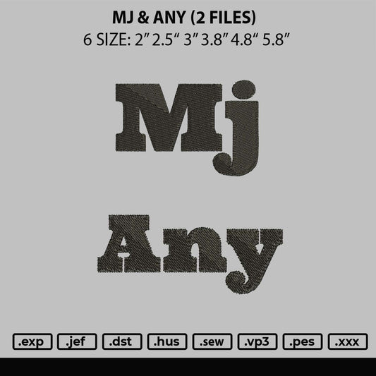 Mj Any Embroidery 2 Files