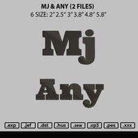 Mj Any Embroidery 2 Files