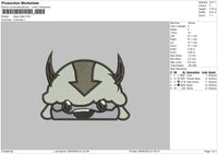 Appa Head 0809 Embroidery File 6 sizes