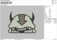 Appa Head 0809 Embroidery File 6 sizes