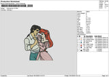 Ariel1612 Embroidery File 6 sizes