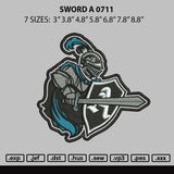 Aroyo -sword Embroidery File 6 sizes