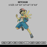 Ketchum Embroidery FIle 6 sizes