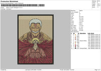 Attack On Titan Embroidery File 4 size