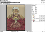 Attack On Titan Embroidery File 4 size