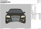 Car 2602 Embroidery File 6 sizes