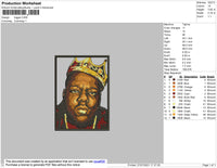 Biggie Embroidery File 4 size