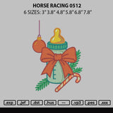 Bottle Xmas 0512 Embroidery File 6 sizes