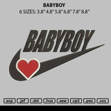 Babyboy Embroidery File 6 sizes