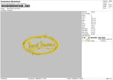 Bad Bunny Gold Embroidery File 5 sizes