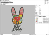 B Bunny V20 Embroidery File 6 sizes