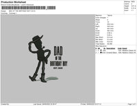 Bad Of The Birthday Boy Embroidery File 4 sizes