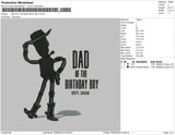 Bad Of The Birthday Boy Embroidery File 4 sizes