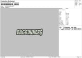 Bagrunners Embroidery File 6 sizes