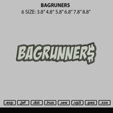 Bagrunners Embroidery File 6 sizes