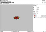 Ball 87 Embroidery File 6 sizes