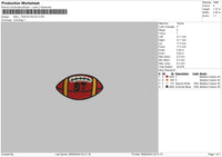 Ball 87 Embroidery File 6 sizes