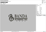 Banda Embroidery File 6 sizes