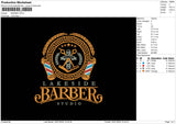 Barber 3024 Embroidery File 6 sizes