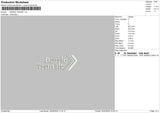 Barrietext Embroidery File 6 sizes