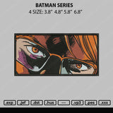 Batman Series Embroidery File 4 size