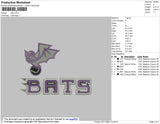 Bats Embroidery