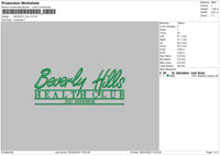 Baverly Hill Embroidery File 4 size