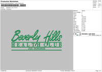 Baverly Hill Embroidery File 4 size