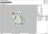 Baymax1910 Embroidery File 6 sizes