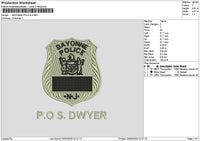 Bayonnetext Embroidery File 6 sizes