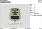 Bayonnetext Embroidery File 6 sizes