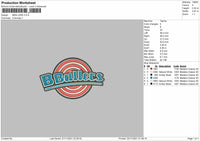 Bballers Embroidery File 4 size