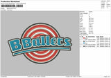 Bballers Embroidery File 4 size