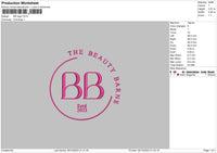 Bb Logo Embroidery File 6 sizes