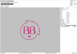 Bb Logo Embroidery File 6 sizes