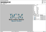 Bcmtext Embroidery File 6 sizes